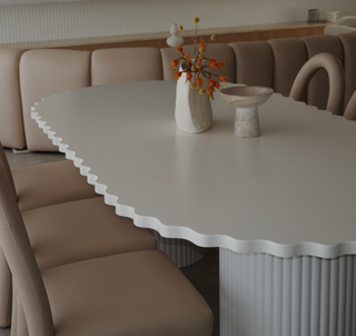 Biscotto Wavy Dining Table