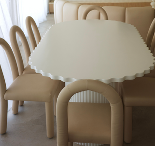 Biscotto Wavy Dining Table