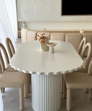 Biscotto Wavy Dining Table