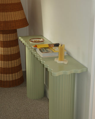 Wavy Console - Herb Green